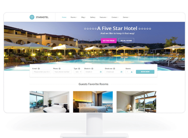 Onecodesoft Hotel Website